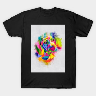 Dog Pop Art Illustration T-Shirt